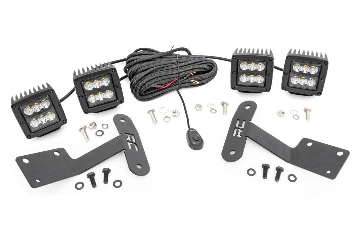 Toyota Tundra LED Light Kit - Ditch Mount - Rough Country - Dual 2